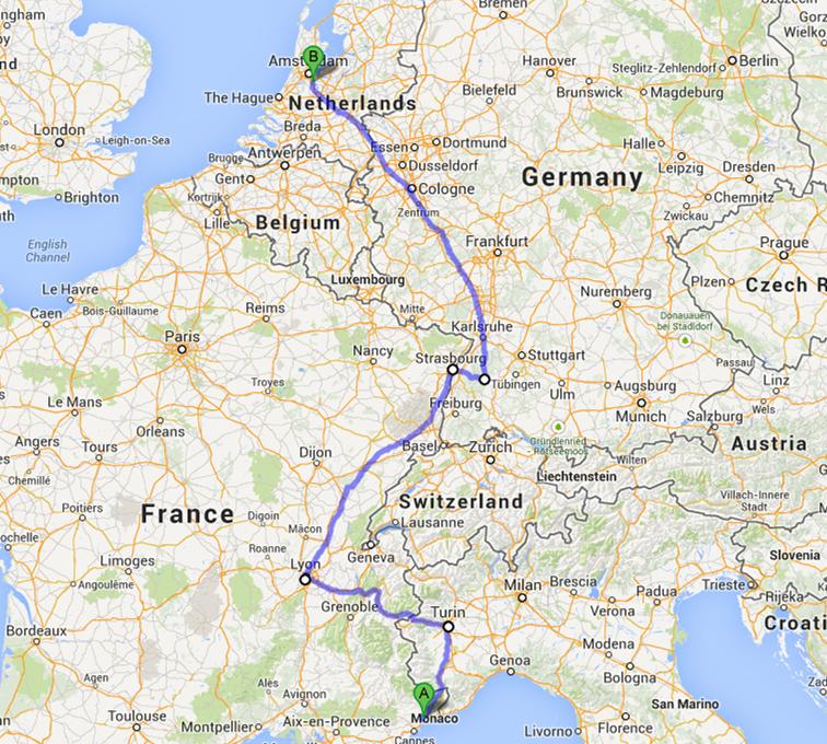 Europe route